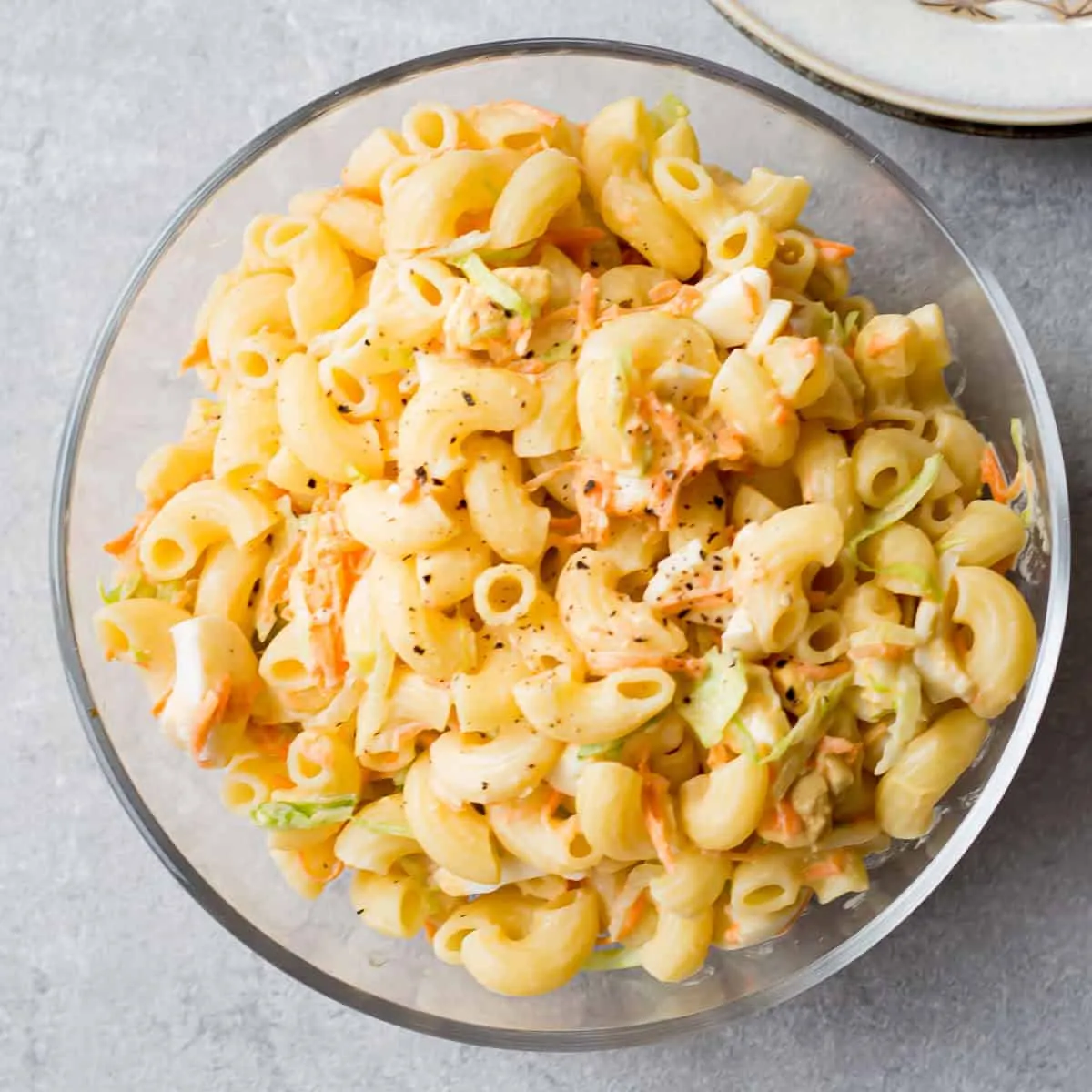Japanese-style Pasta Salad with a Light Mayo Dressing
