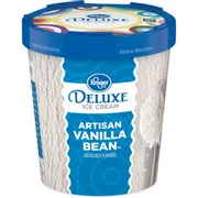 Kroger Deluxe Ice Cream, Artisan Vanilla Bean