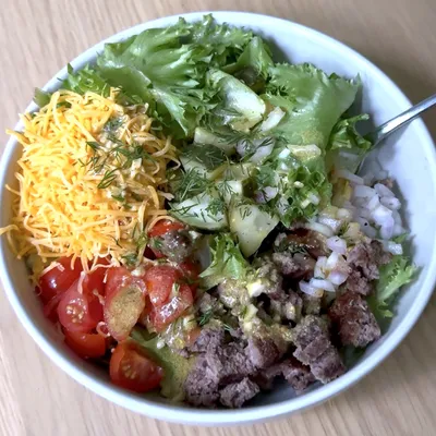 Recipe 'Burger Bowls'
