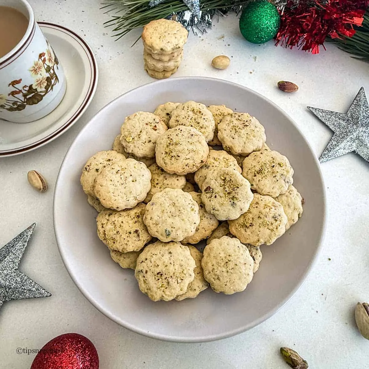 Air Fryer Pistachio Cookies