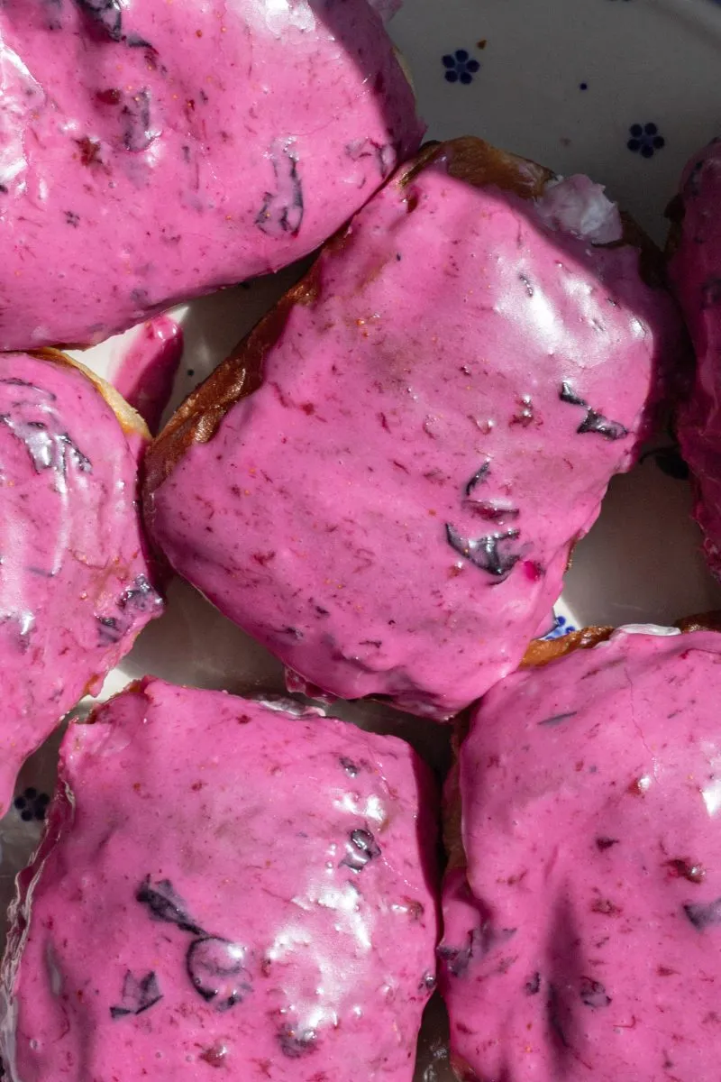 Blueberry Donut Bars