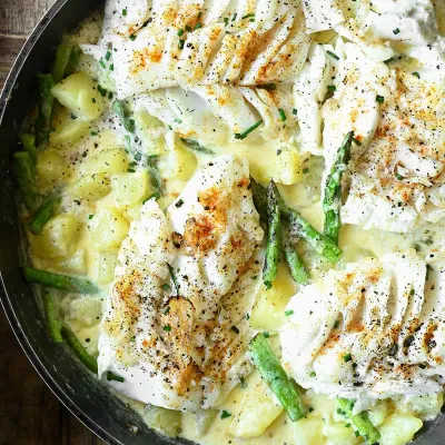 Recipe 'Creamy Cod and Potato Skillet'