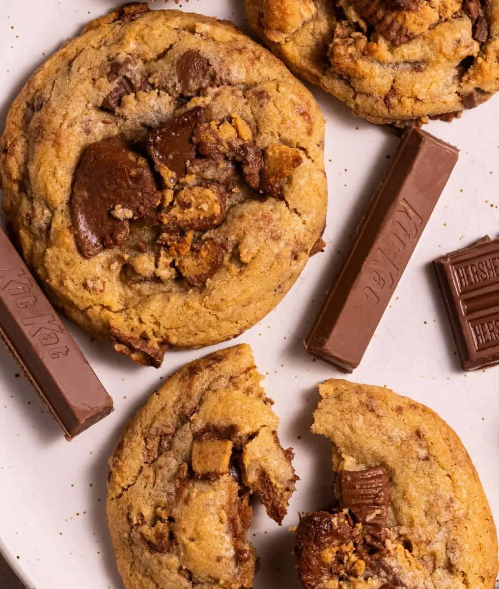 Leftover Halloween Candy Cookies