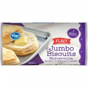 Kroger Biscuits, Buttermilk, Jumbo, Flaky