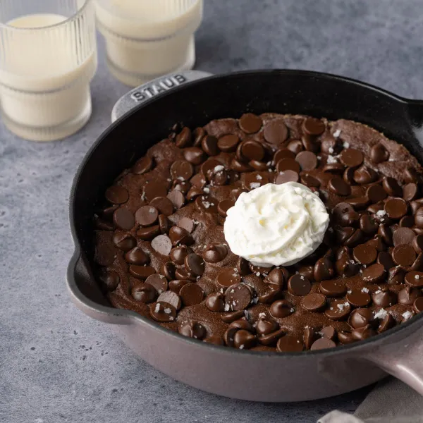 Fudgy Cast Iron Skillet Brownies